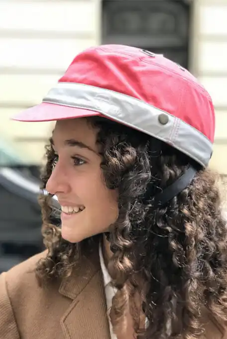 Casqu’En Ville Malabar Red reflective stripe Casqu’En Ville Malabar Red reflective stripe