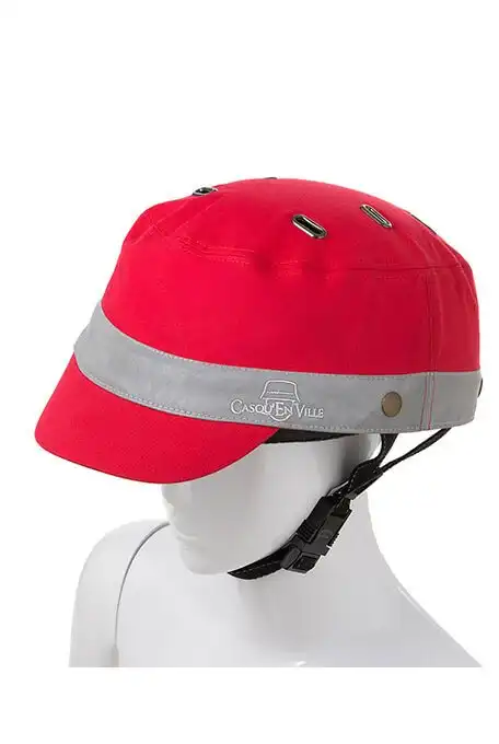 Casqu’En Ville Malabar Red reflective stripe Casqu’En Ville Malabar Red reflective stripe