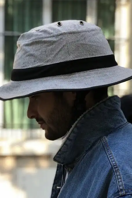 Casqu’En Ville Marschmallow Gris Chevron Casqu’En Ville Marschmallow Gris Chevron