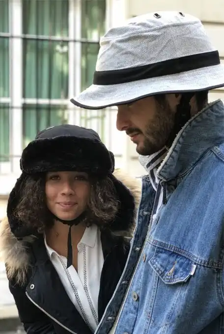 Casqu’En Ville Marschmallow Gris Chevron Casqu’En Ville Marschmallow Gris Chevron