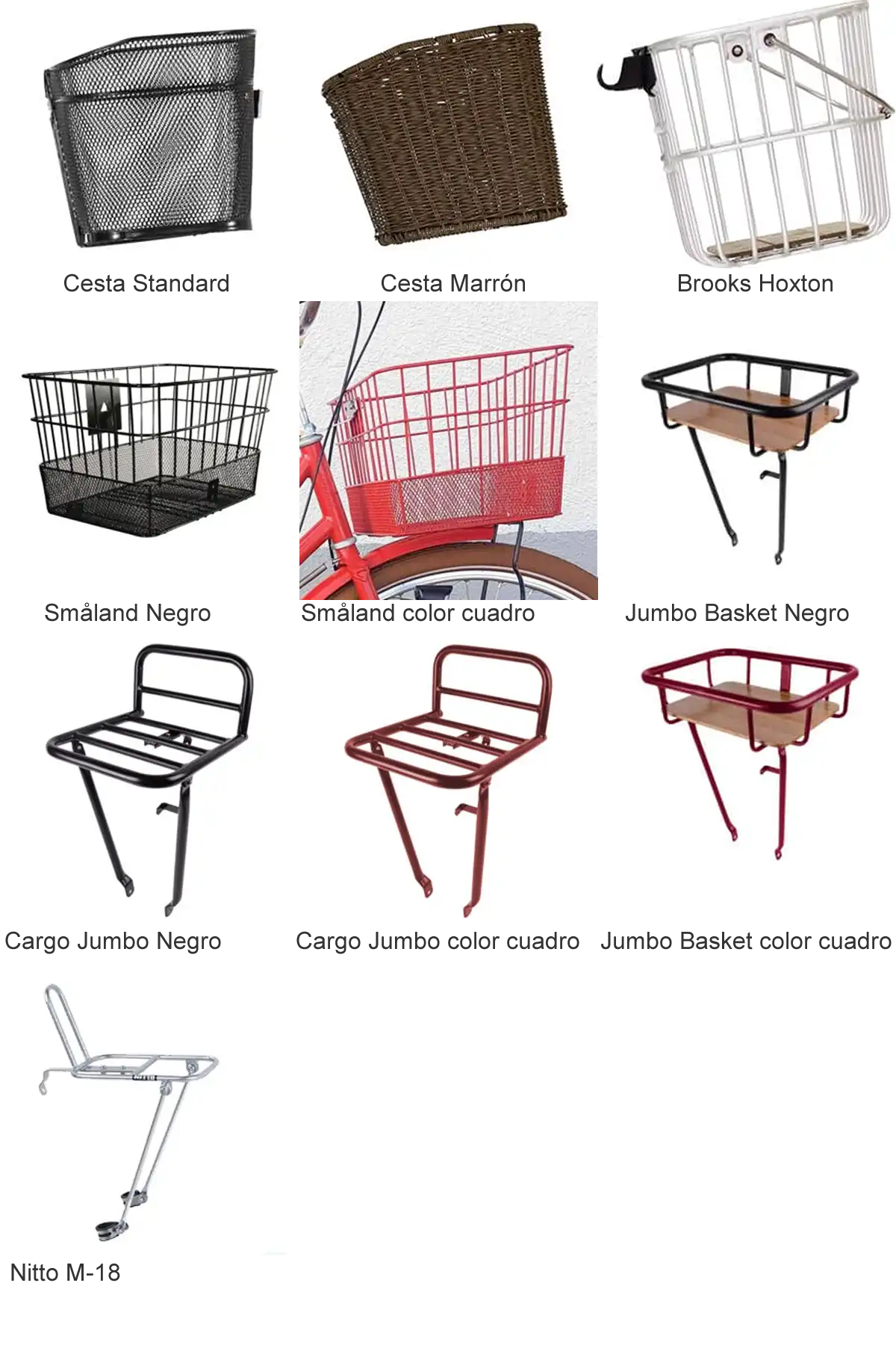 Pilen GT cesta y portabultos