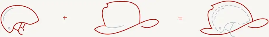 Casquen Ville casco bicicleta urbana con funda