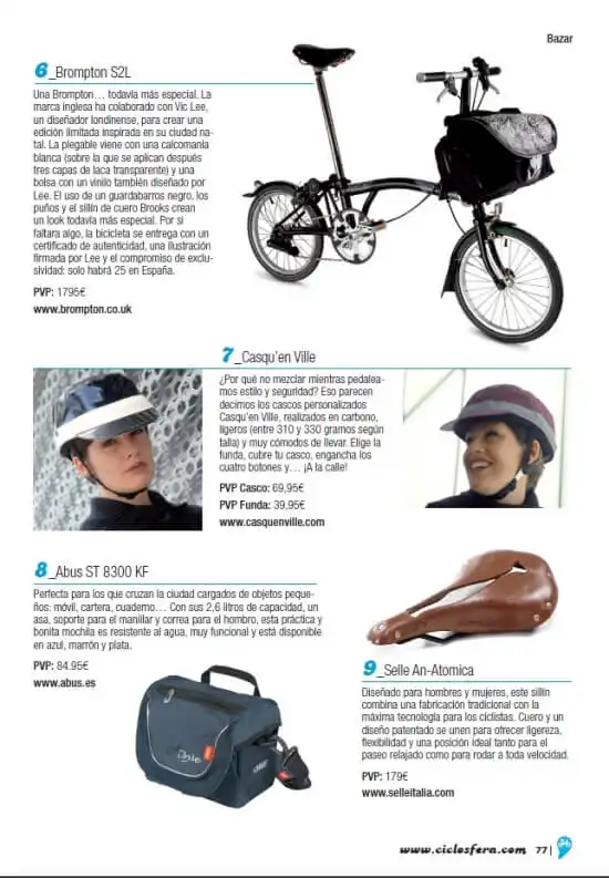 Casqu’En Villeen la revista ciclosfera