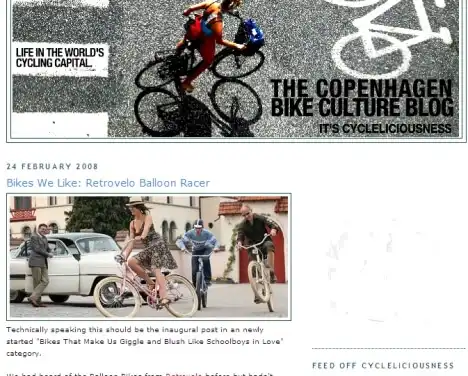 Retrovelo en la revista Cycleliciousness Retrovelo en la revista Cycleliciousness