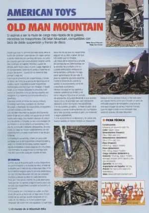 Old Man Mountain en la revista El Mundo del Mountainbike