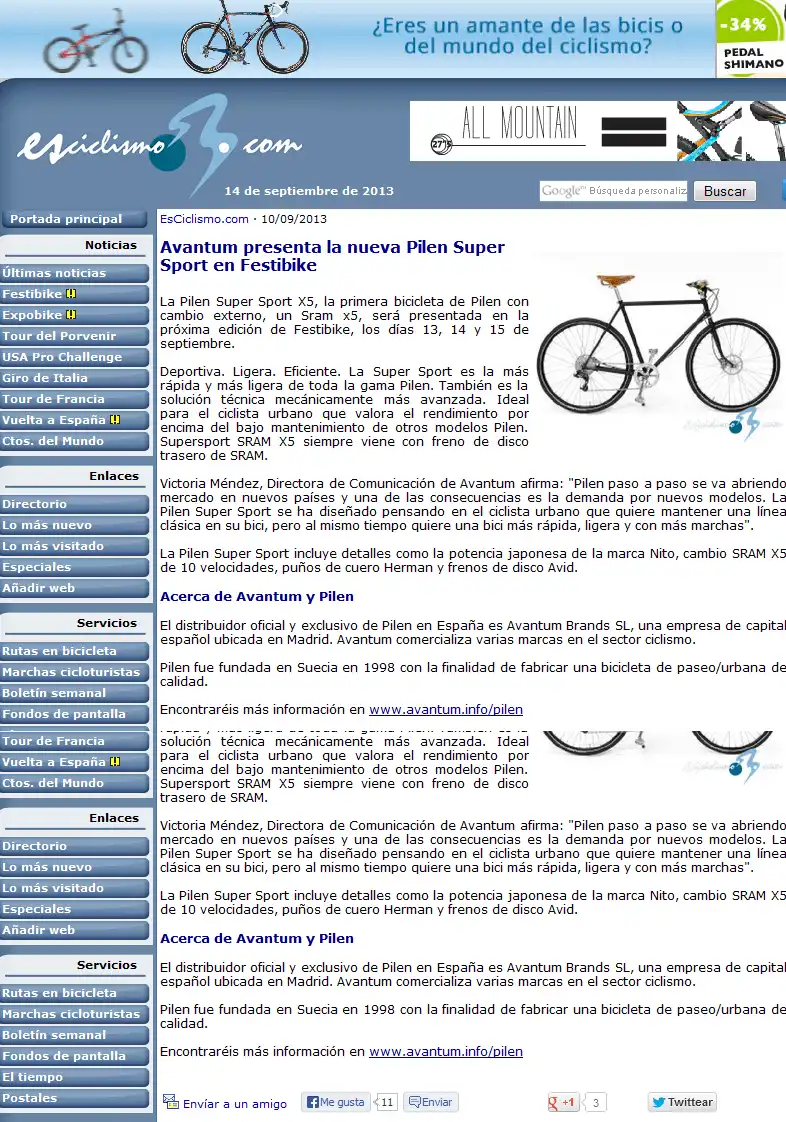 Pilen Super Sport en Escicllismo.com Pilen Super Sport en Escicllismo.com