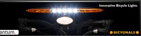Publicidad Bicygnals luces para bicicleta Publicidad Bicygnals luces para bicicleta