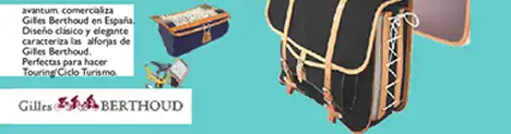 Publicidad Gilles Berthoud alforjas Publicidad Gilles Berthoud alforjas