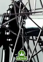 Publicidad Kronan bicicleta clásica Publicidad Kronan bicicleta clásica