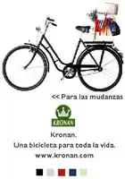 Publicidad Kronan bicicleta clásica Publicidad Kronan bicicleta clásica